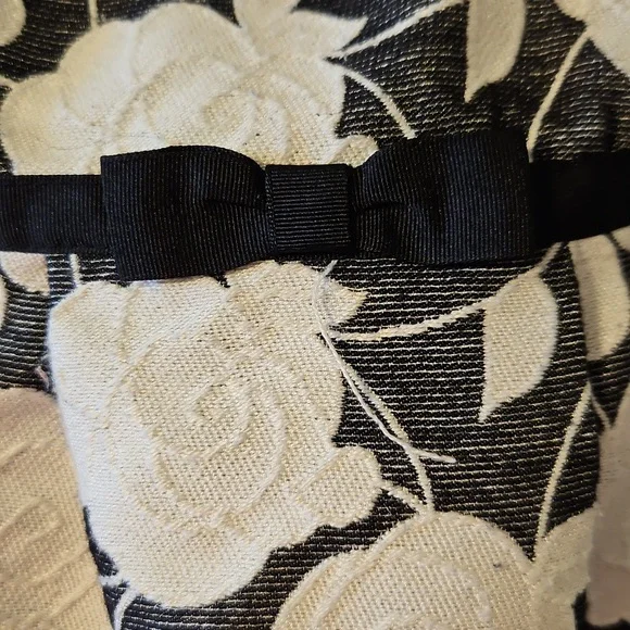 Janie and Jack Girls 3T Black & White Floral Jacquard Formal Dress - EUC - Picture 4 of 6